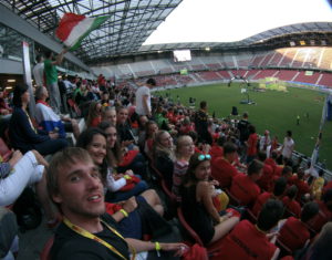 Eröffnungsfeier im Stadion